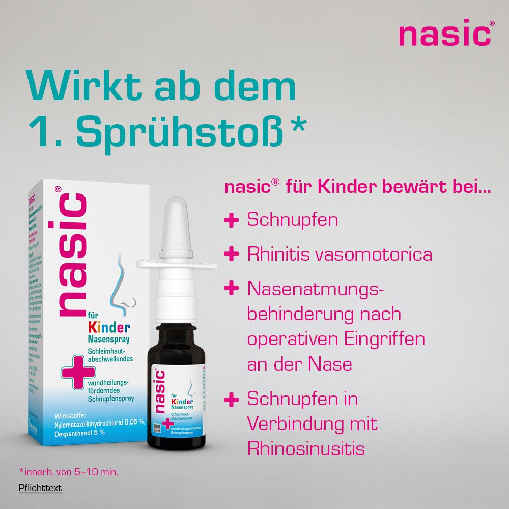 nasic® für Kinder Nasenspray