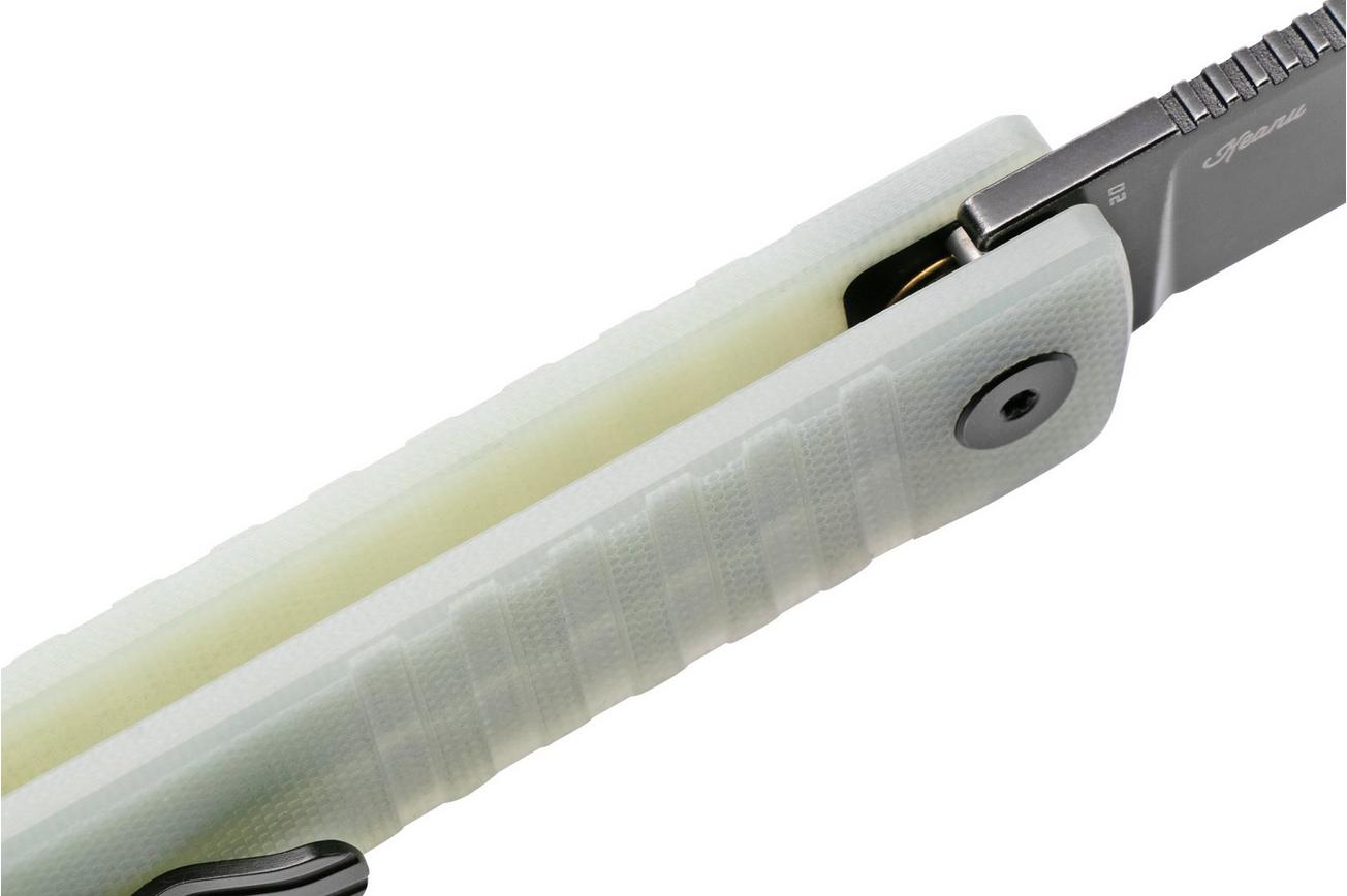 Bestech Titan BG49A-4 Stonewashed, Transparant G10, zakmes
