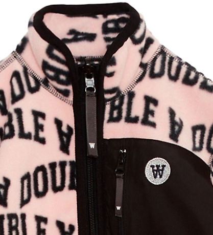 Wood Wood Fleecejacke - Don Ivy - Pale Pink Ivy
