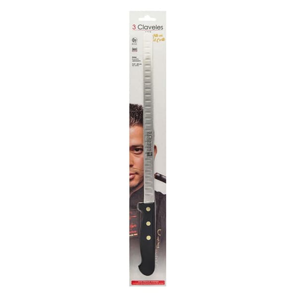 Skinkekniv 3 Claveles Pom 29 cm Rustfritt stål