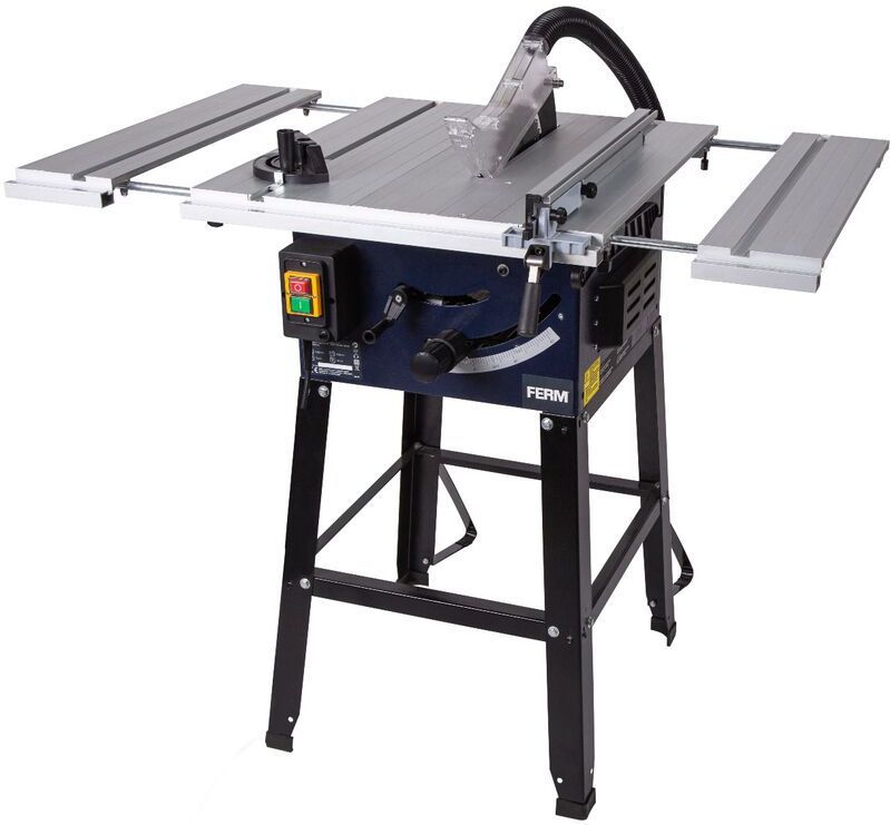 FERM TSM1033 - Zaagtafel - Aluminium - 1800 Watt - 250mm Zaagblad