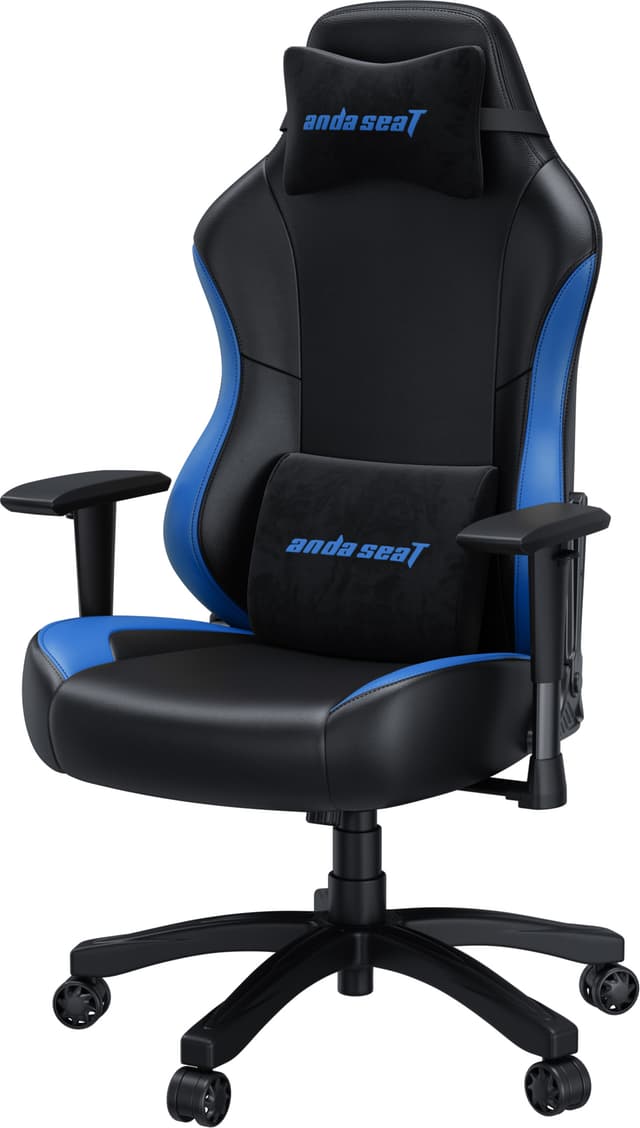 AndaSeat Luna gaming-stol (sort/blå)