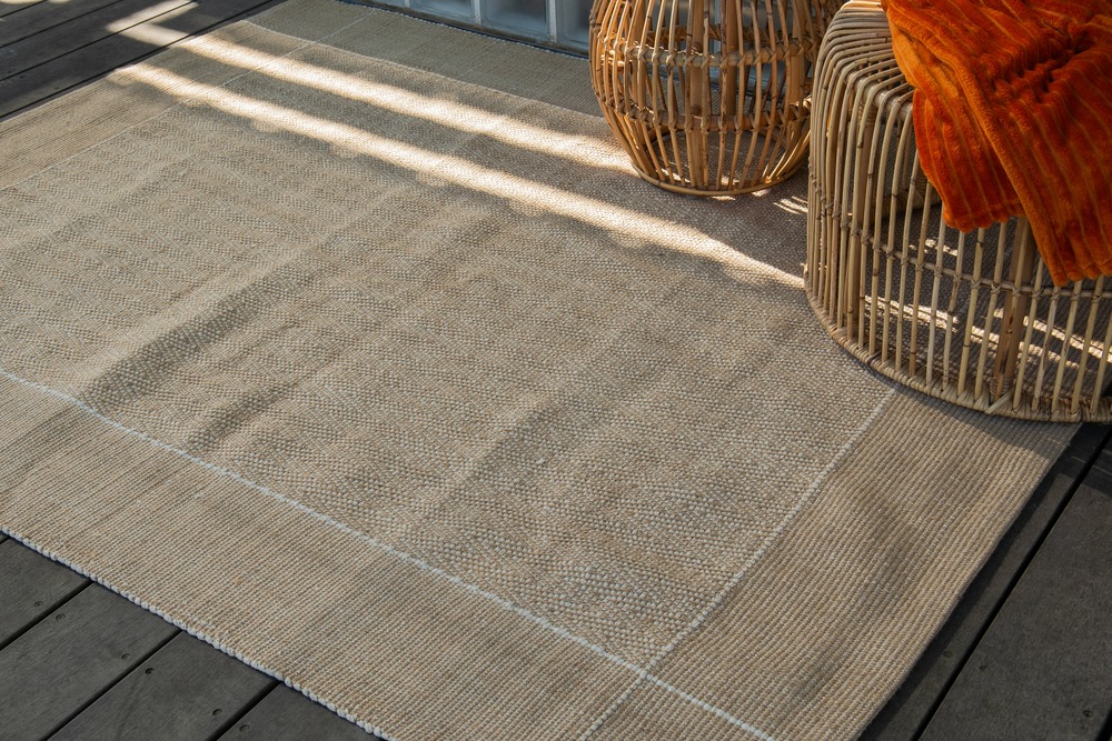 Tapis intérieur - minorque - 160 x 200 cm - marron/beige - cezare
