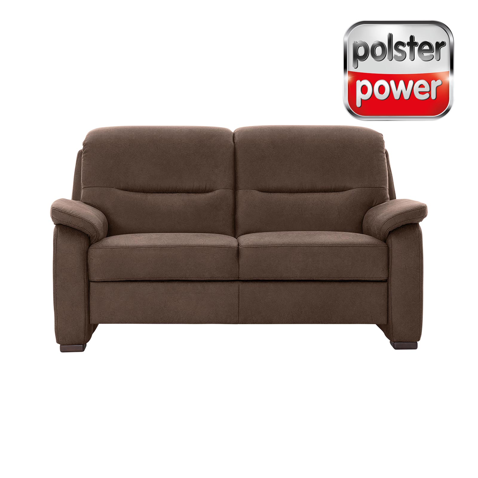 polsterpower 2-Sitzer-Sofa - Saddle nougat - Basismodell