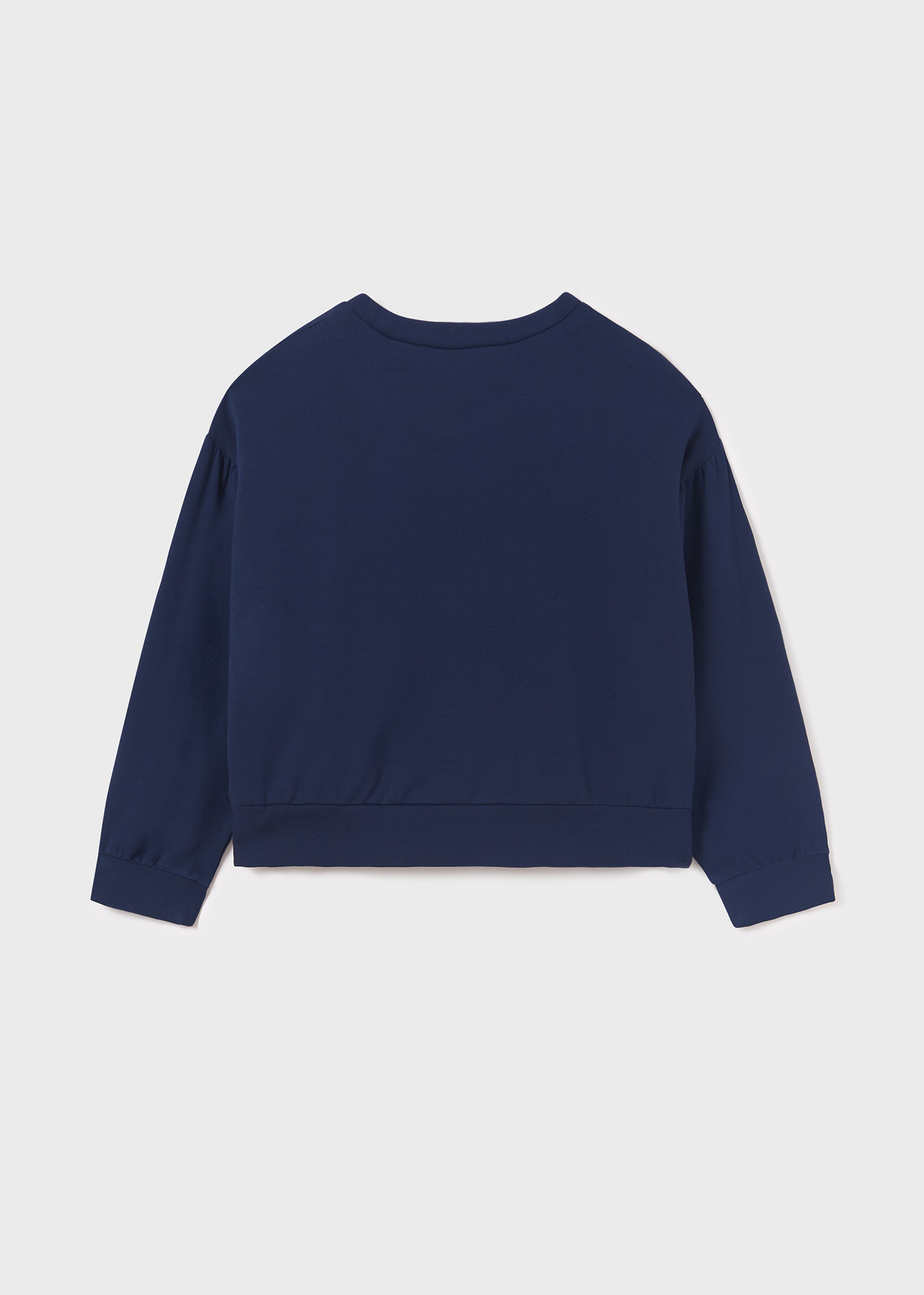 Moletom feminino de veludo com laço no pescoço