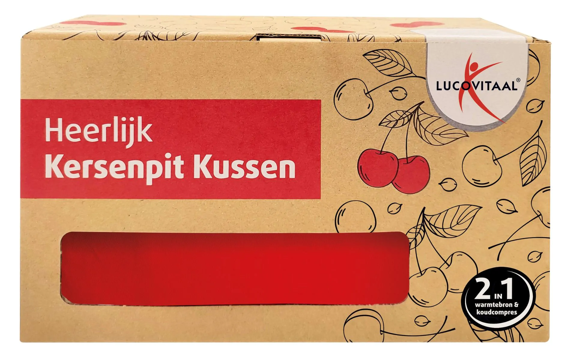 Kersenpit Kussen Vierkant