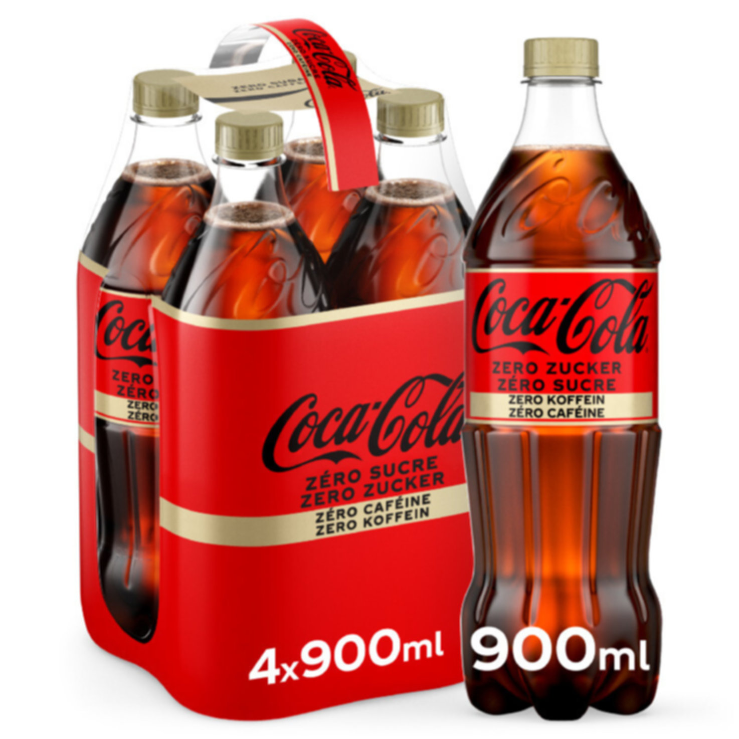 Coca Cola Zero koffeinfrei 4x90cl -360cl