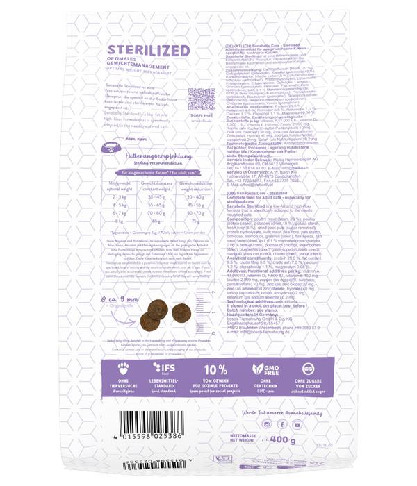 Sanabelle® Care Trockenfutter für Katzen