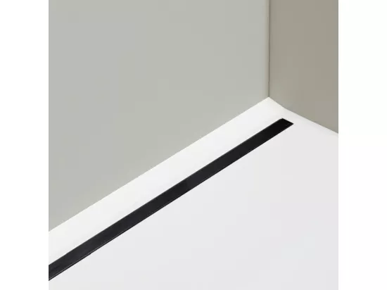 Barrette de finition 30 cm WEDI Fundo métallique noir