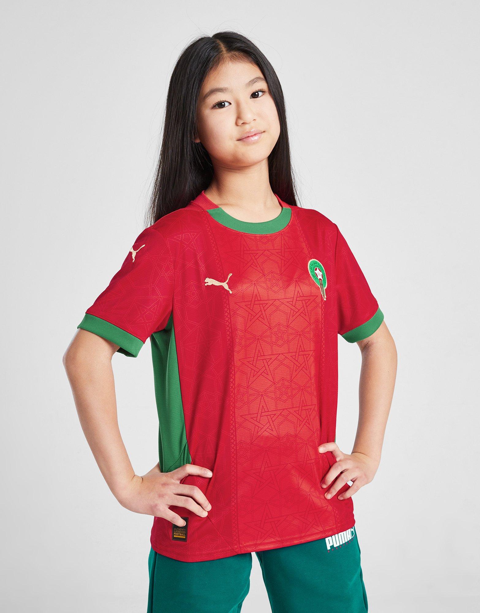 PUMA Maillot Domicile Maroc 2025 Junior