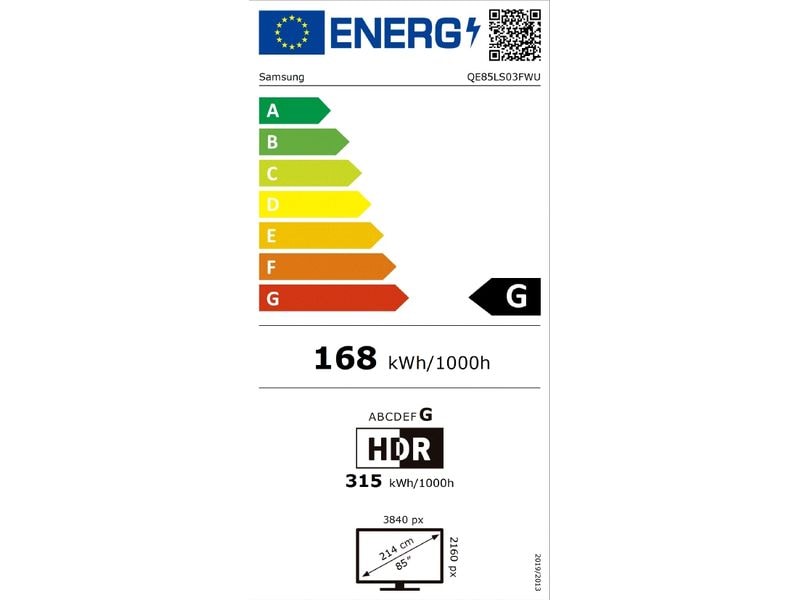 Samsung TV QE85LS03FW The Frame Pro 4K AI TV – LS03FW 85
