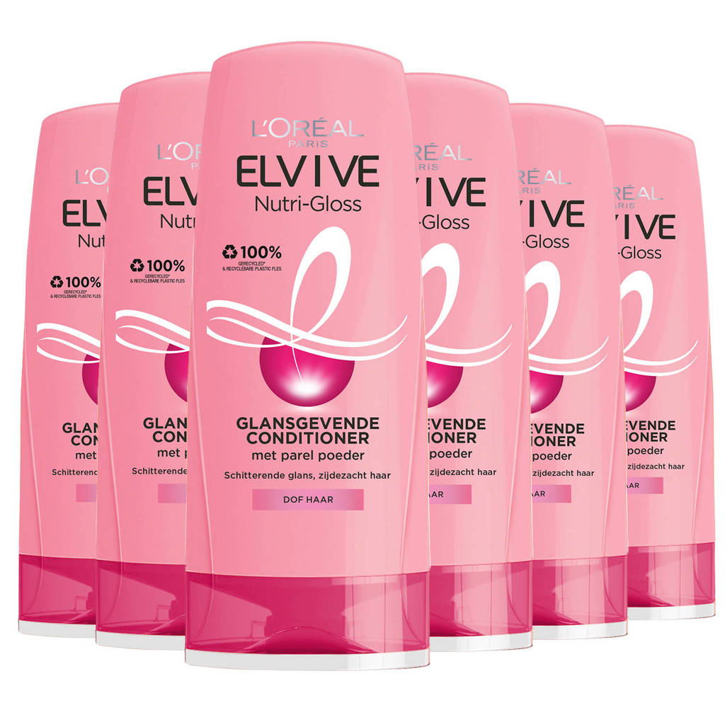 Heerlijk voor je haarNutri-Gloss conditioner - 6 x 200 ml - voordeelverpakking