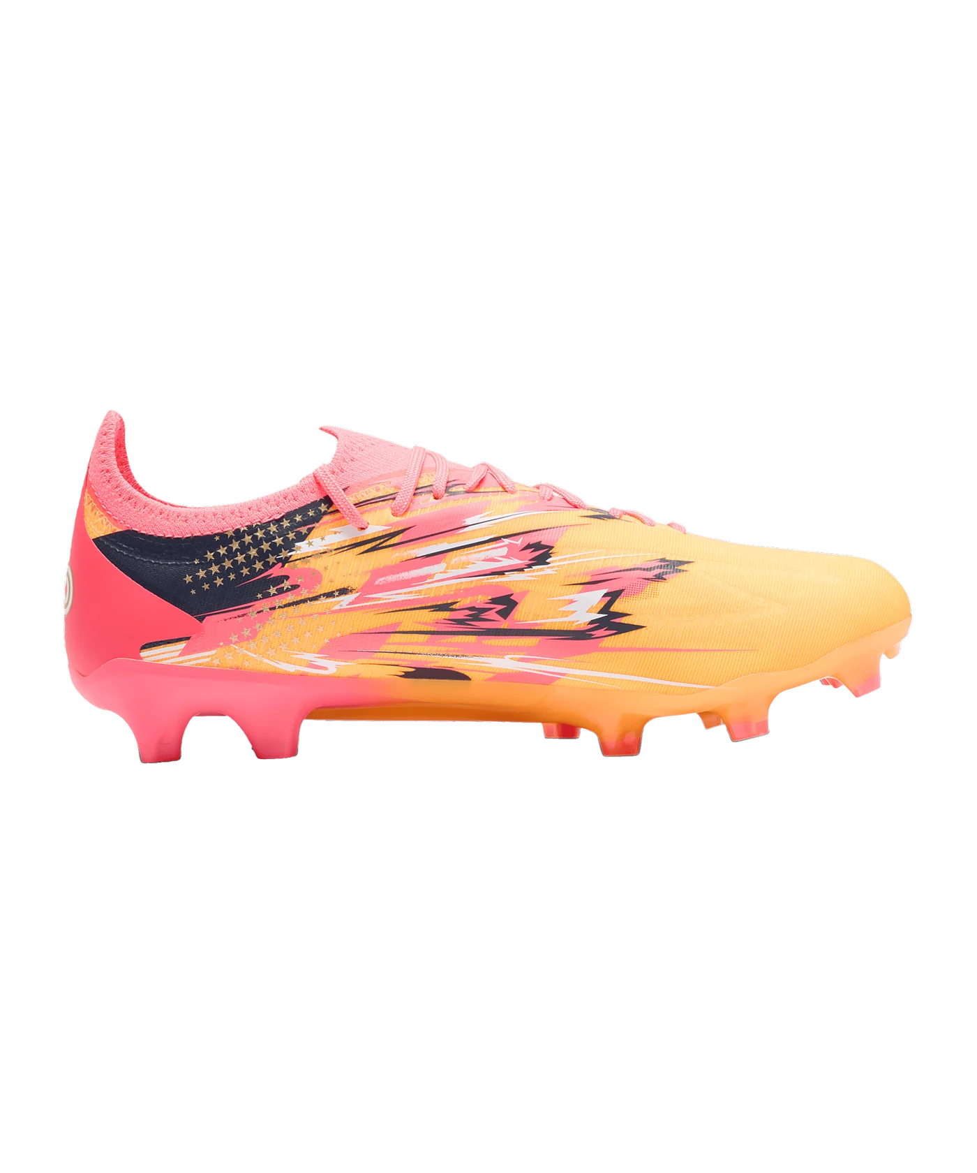 PUMA ULTRA Ultimate FG/AG Christian Pulisic Orange Blau F01