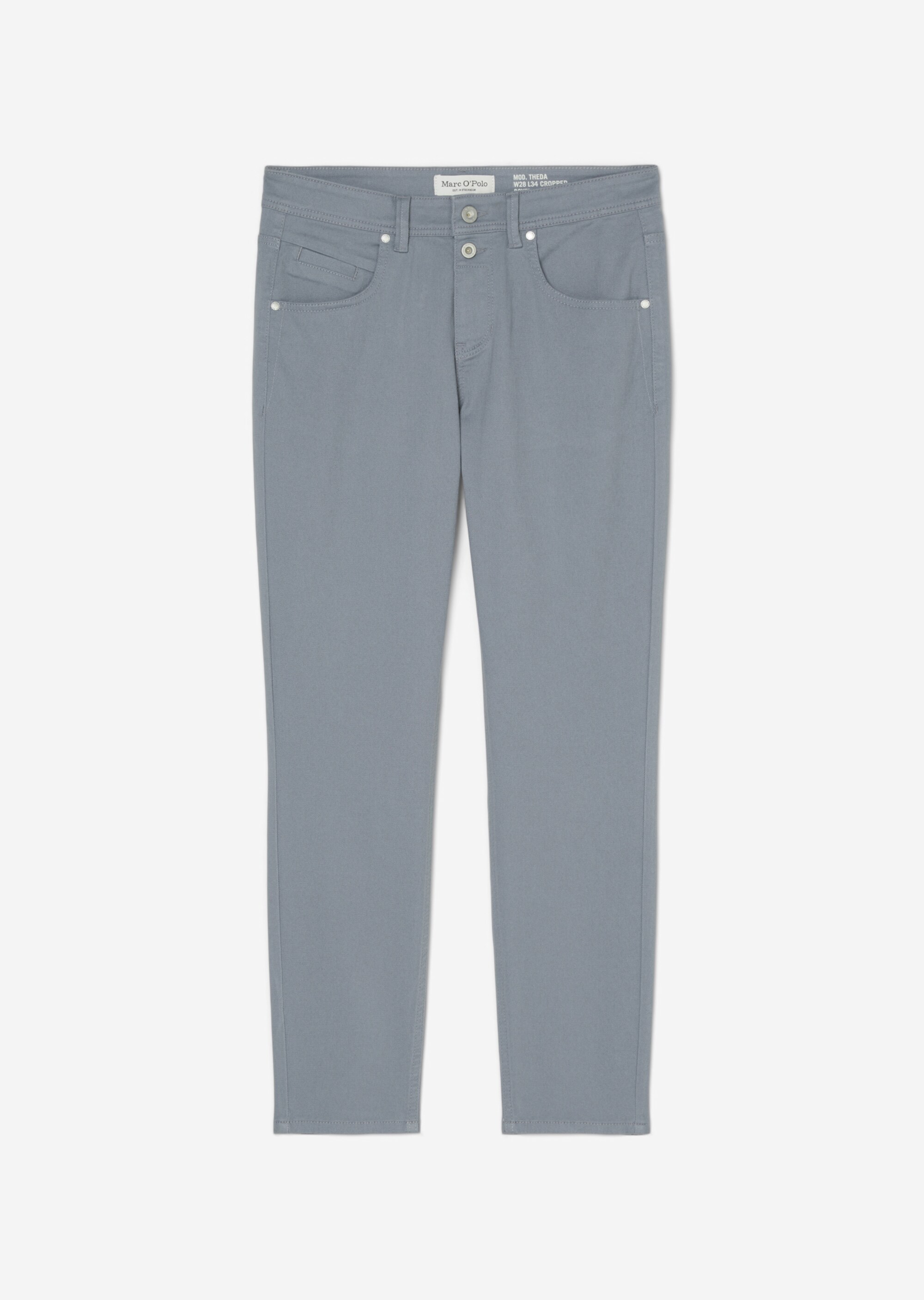 Jeans Modell THEDA boyfriend cropped aus Brushed Cotton-Twill