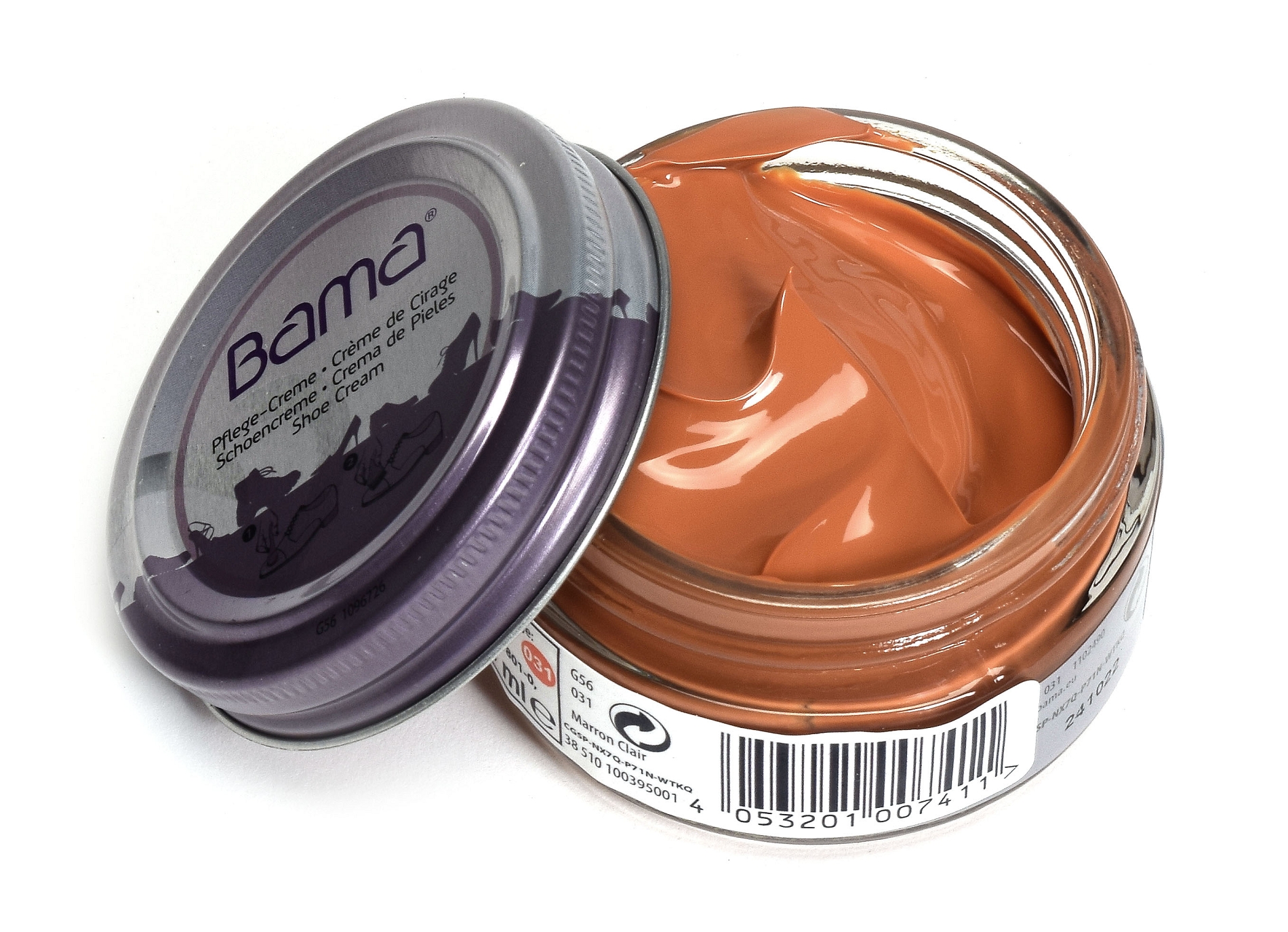 Creme de cirage marron clair