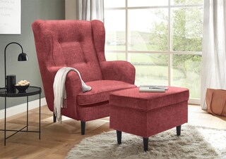 Hocker CHARLEEN rosa