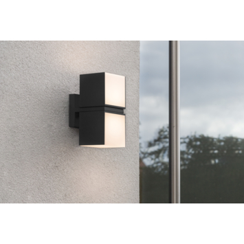 Lutec buitenlamp Cuba zwart