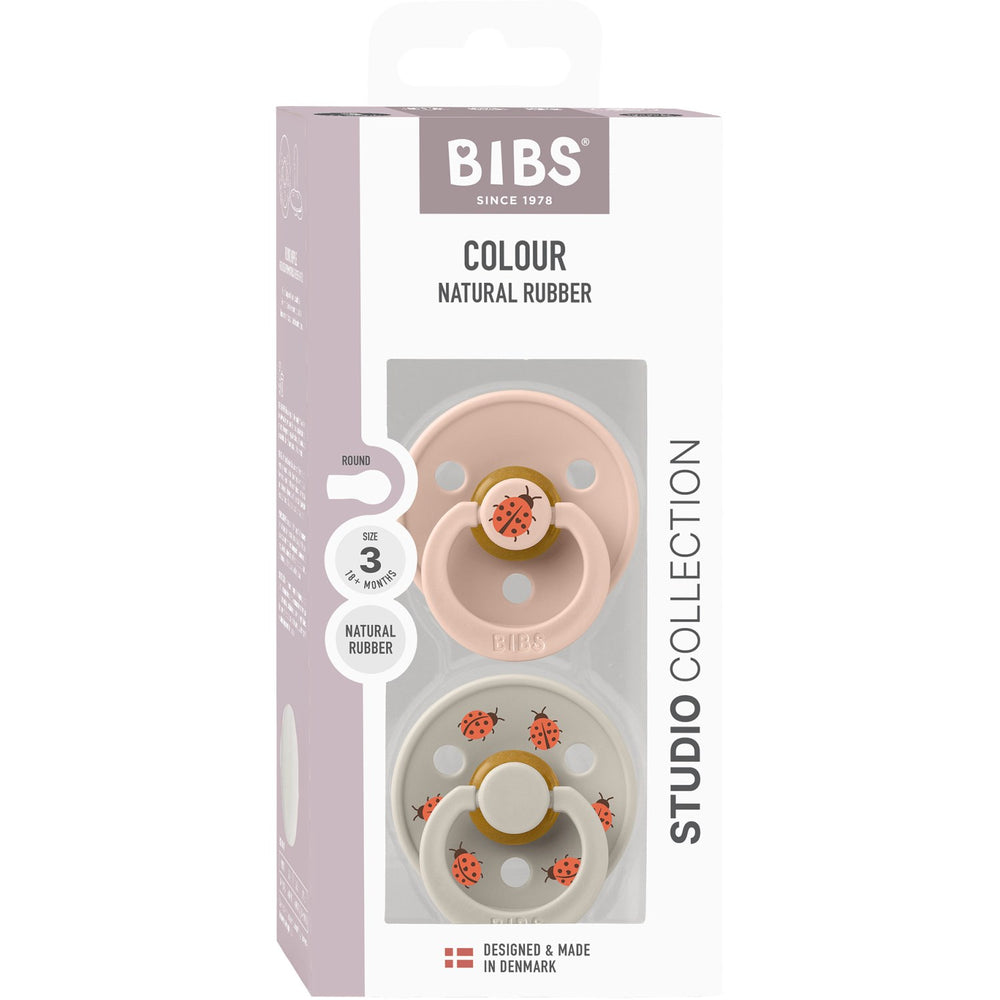 Køb Bibs Blush Mix Sut Studio Colour Ladybug Latex 2-Pak