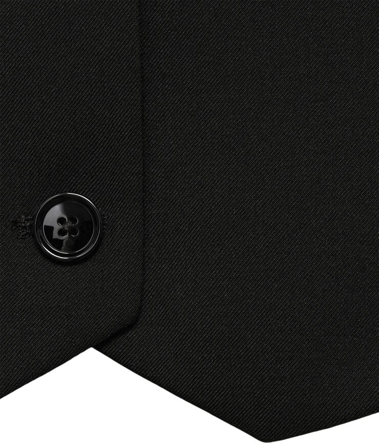 MANGO Halter suit waistcoat Black