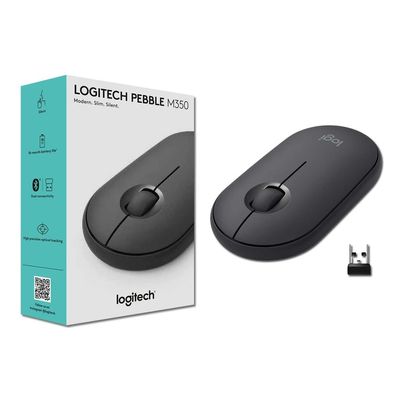 Logitech M350 - souris sans fil - gris