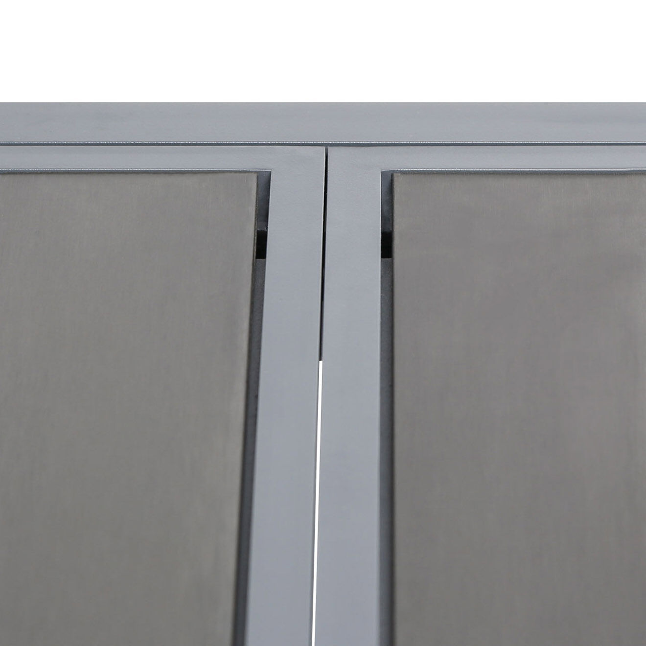 Pratik Garden Table extensible Saint-Tropez Polywood grise - 90/180x90x73 cm