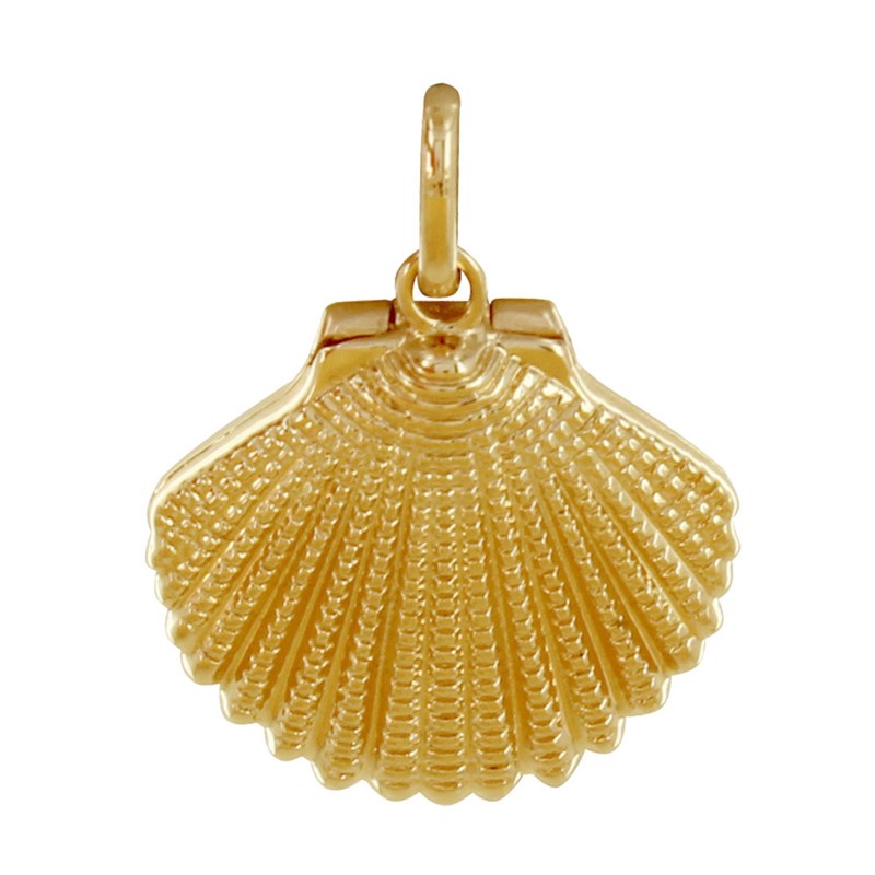 Pendentif Plaqué Or Coquille St Jacques