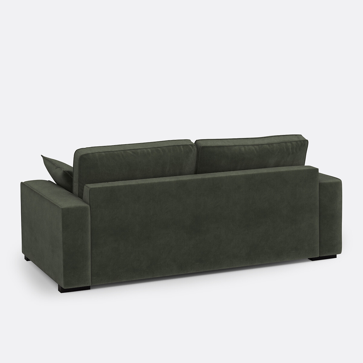 LA REDOUTE INTERIEURS<br>Sofá cama de veludo, espuma HR premium, Cecilia