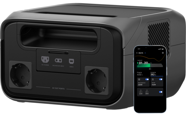EcoFlow River 3 Tragbare Powerstation 245 Wh 300 W