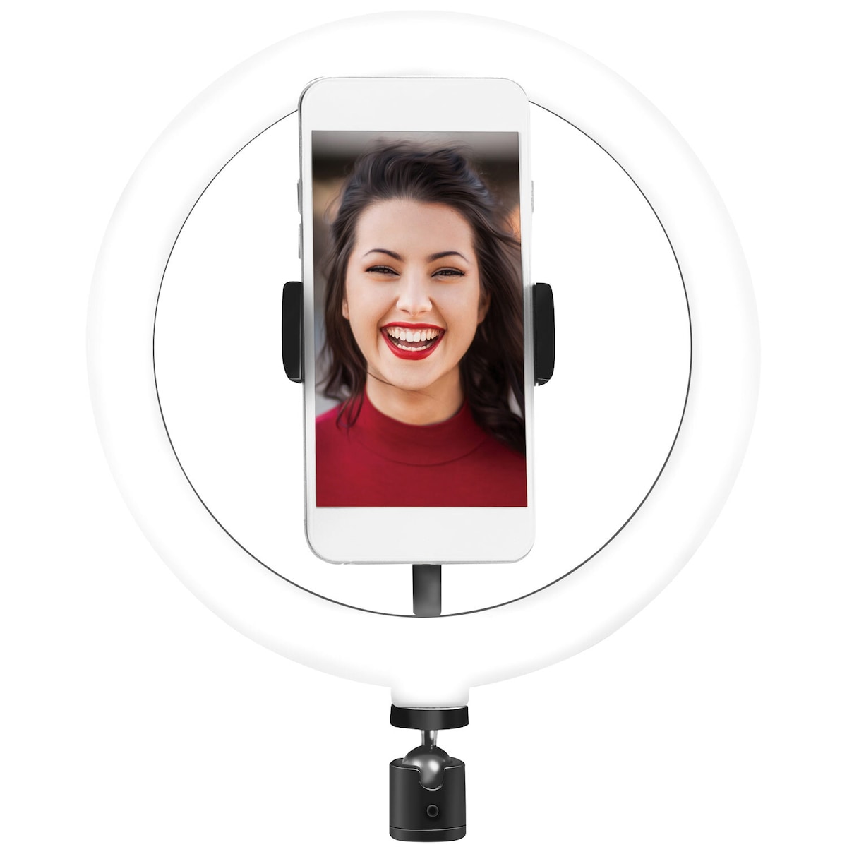 Ringlys for smarttelefon Ø20 cm uten stativ