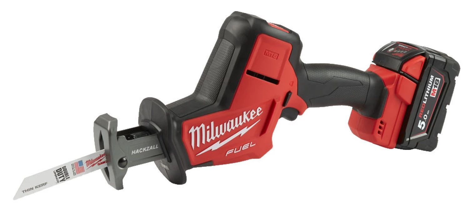Milwaukee M18 FHZ-502X 18V Li-Ion accu Reciprozaag set (2x 5,0Ah accu) in HD Box - 22mm