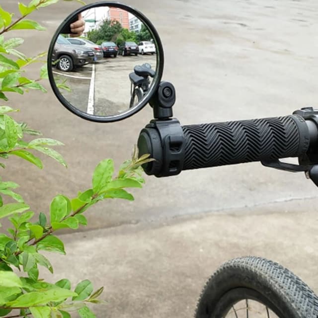 Justerbare cykelspejle bakspejle 2-pak Sort