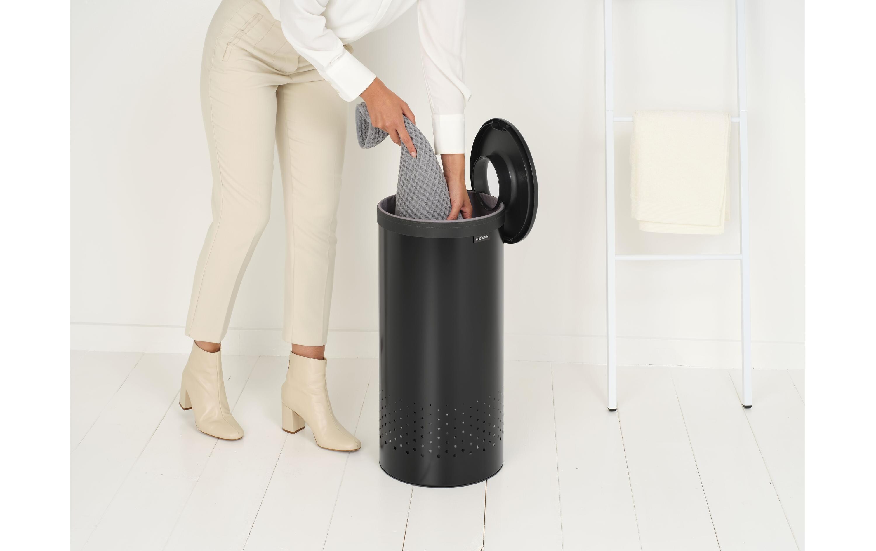 Wäschesammler 35 l, SchwarzWäschekorb