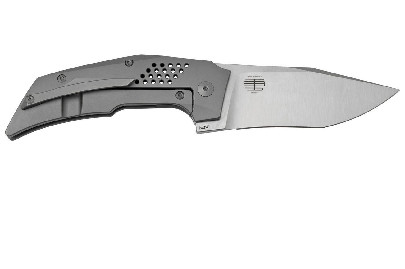 Reate T3500 Bead Blast Titanium zakmes, Tashi Bharucha design