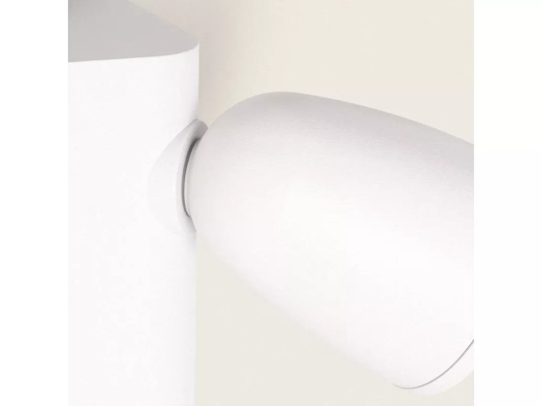 Applique Murale Extérieure LED 6W Aluminium avec Détecteur de Mouvement Abel Blanc