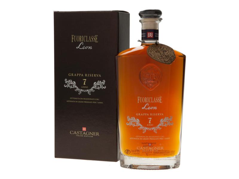 Castagner Fuoriclasse Leon 7 Jahre Barrique 0.7 l Robuster Grappa aus Italien