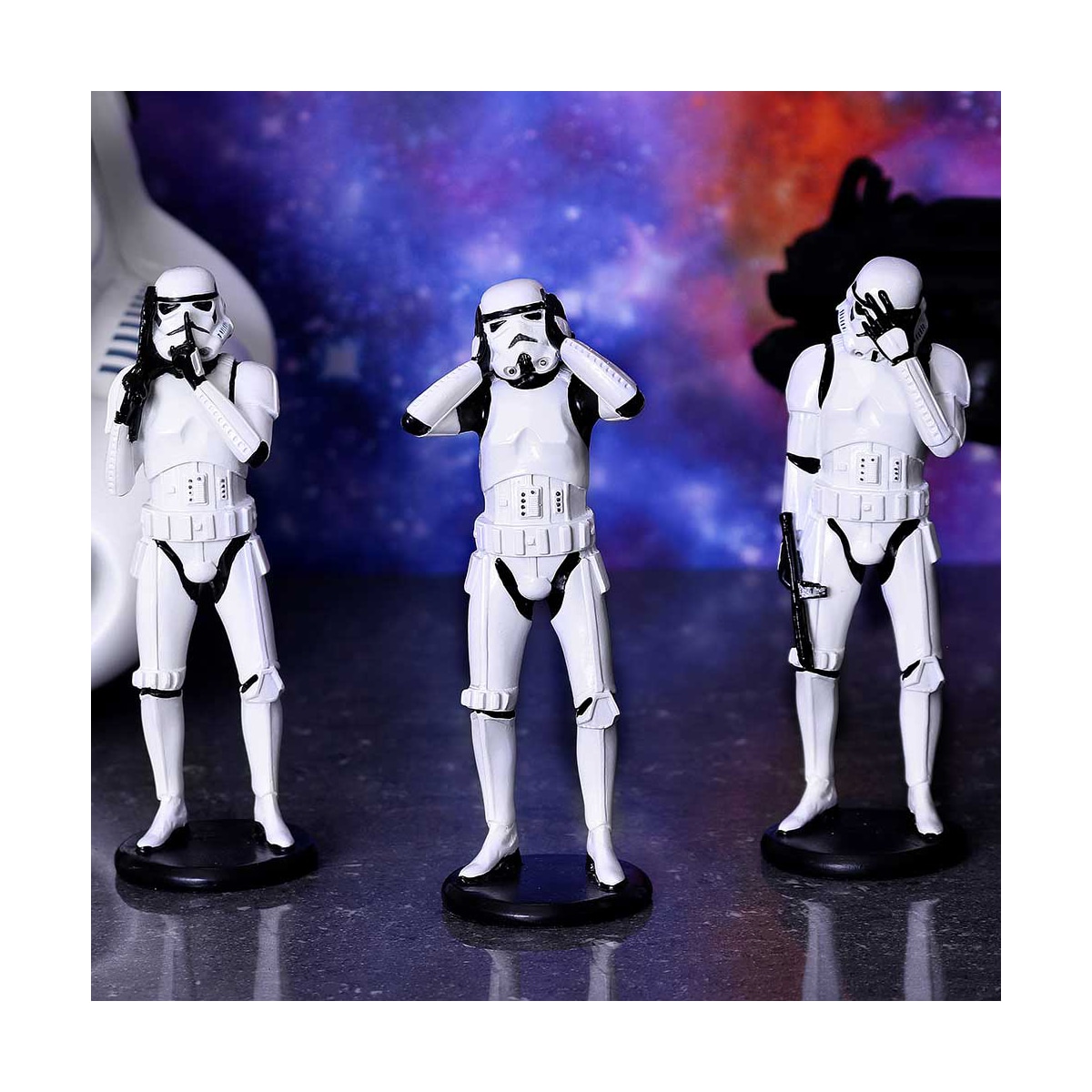 Nemesis Now Star Wars actionfigursett (Hear no Evil Stormtrooper)