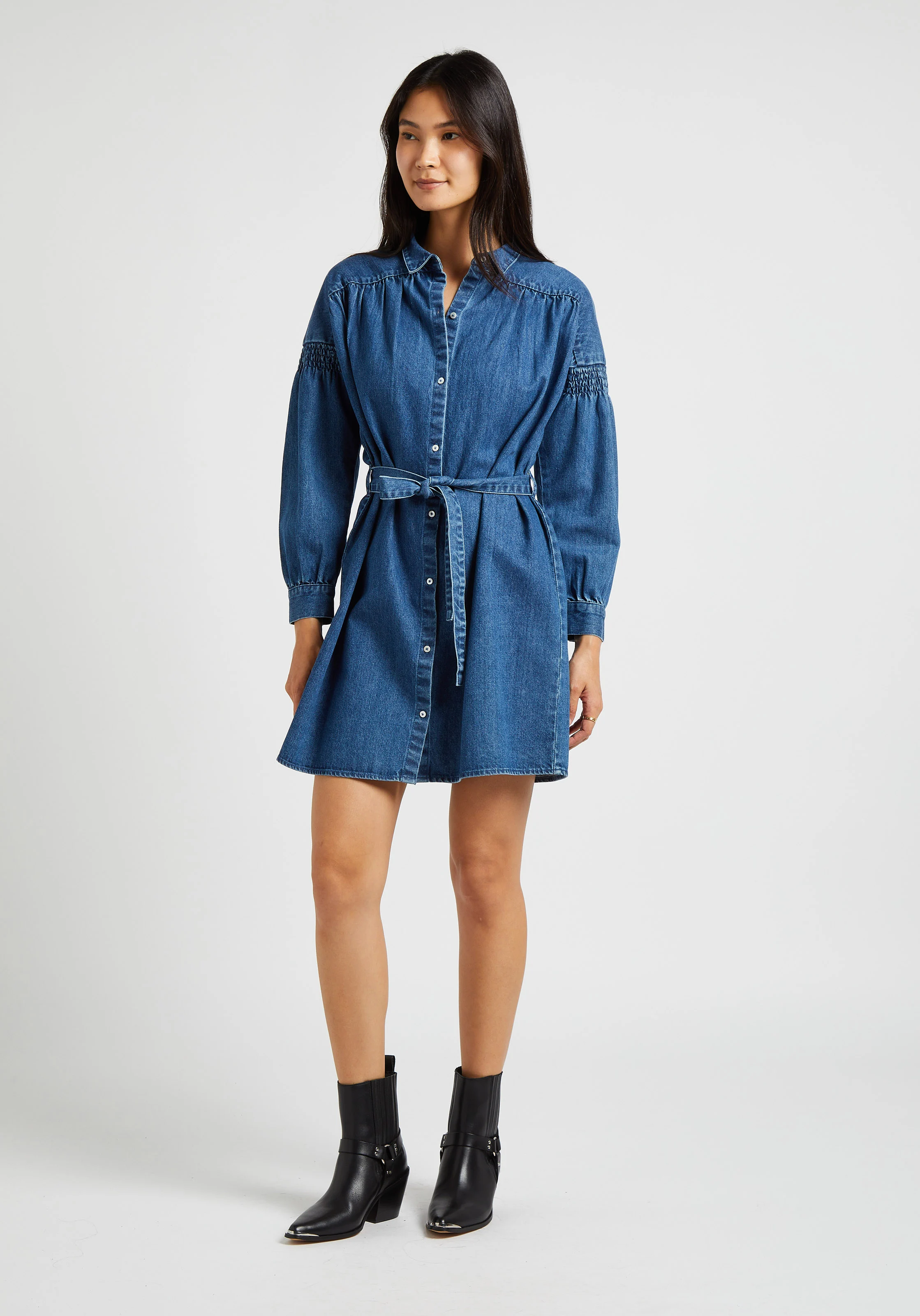 Robe courte en jean | Jean Stone