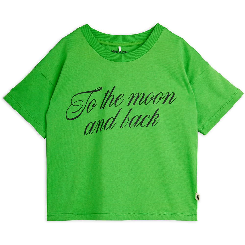 Køb Mini Rodini Green To The Moon Sp Ss Tee