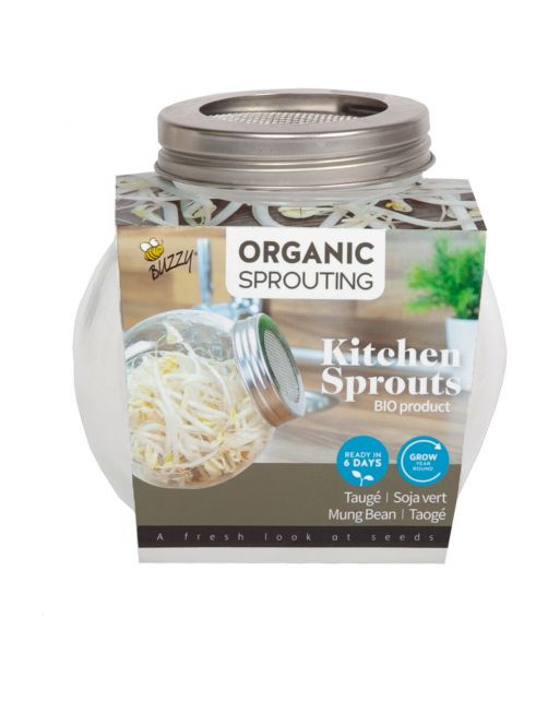 Buzzy Organic Sprouting Pot Tauge  Bio - Groentezaden - 10 g