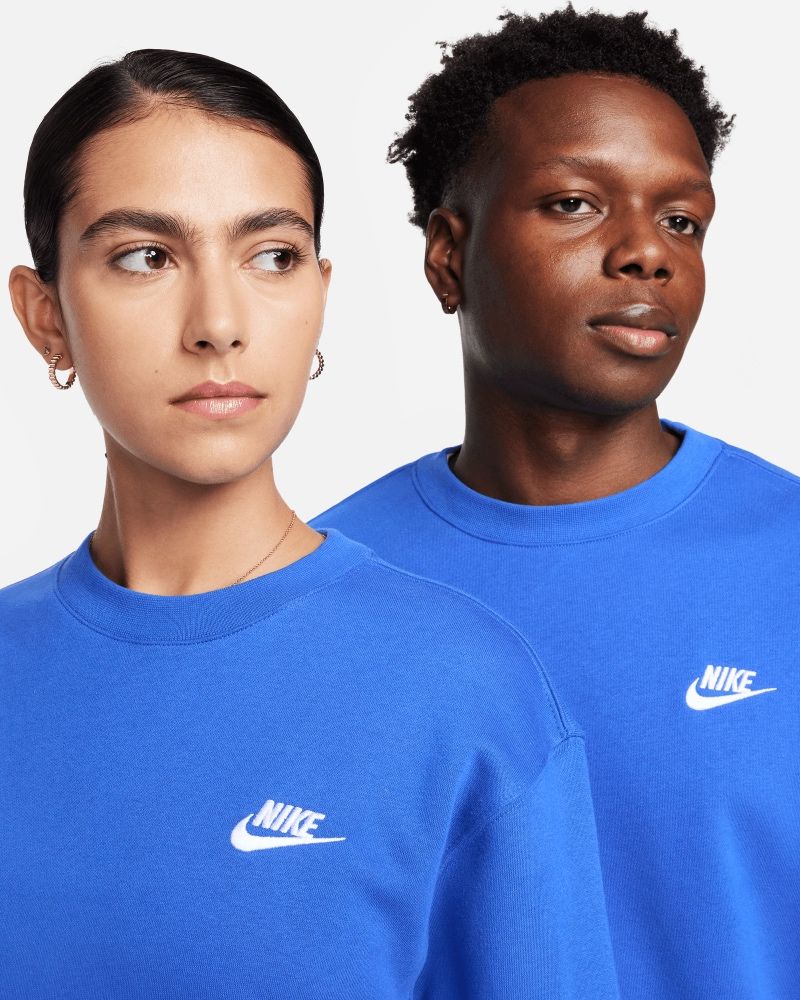 Sweat-shirt Nike Sportswear Club Fleece Bleu Azur pour homme