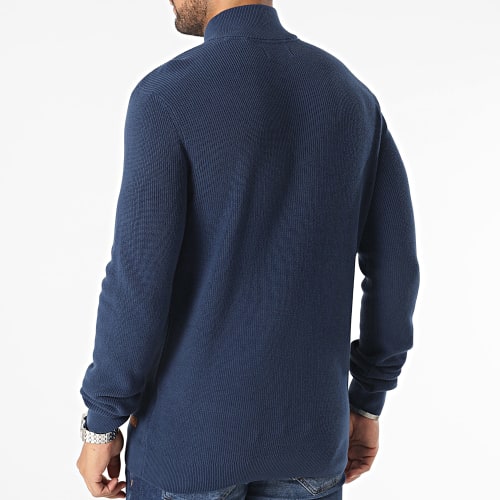 Pull Col Zippé Codford 20714337 Bleu Marine