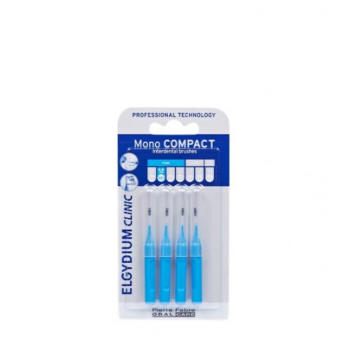 Elgydium Clinic Mono Compact Escovilhão Interdental Azul (ISO 1) 4 unidades