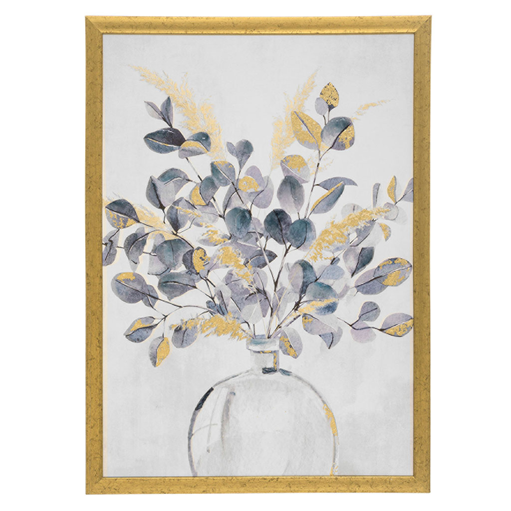 Toile imprimé FLEUR 58x78cm
