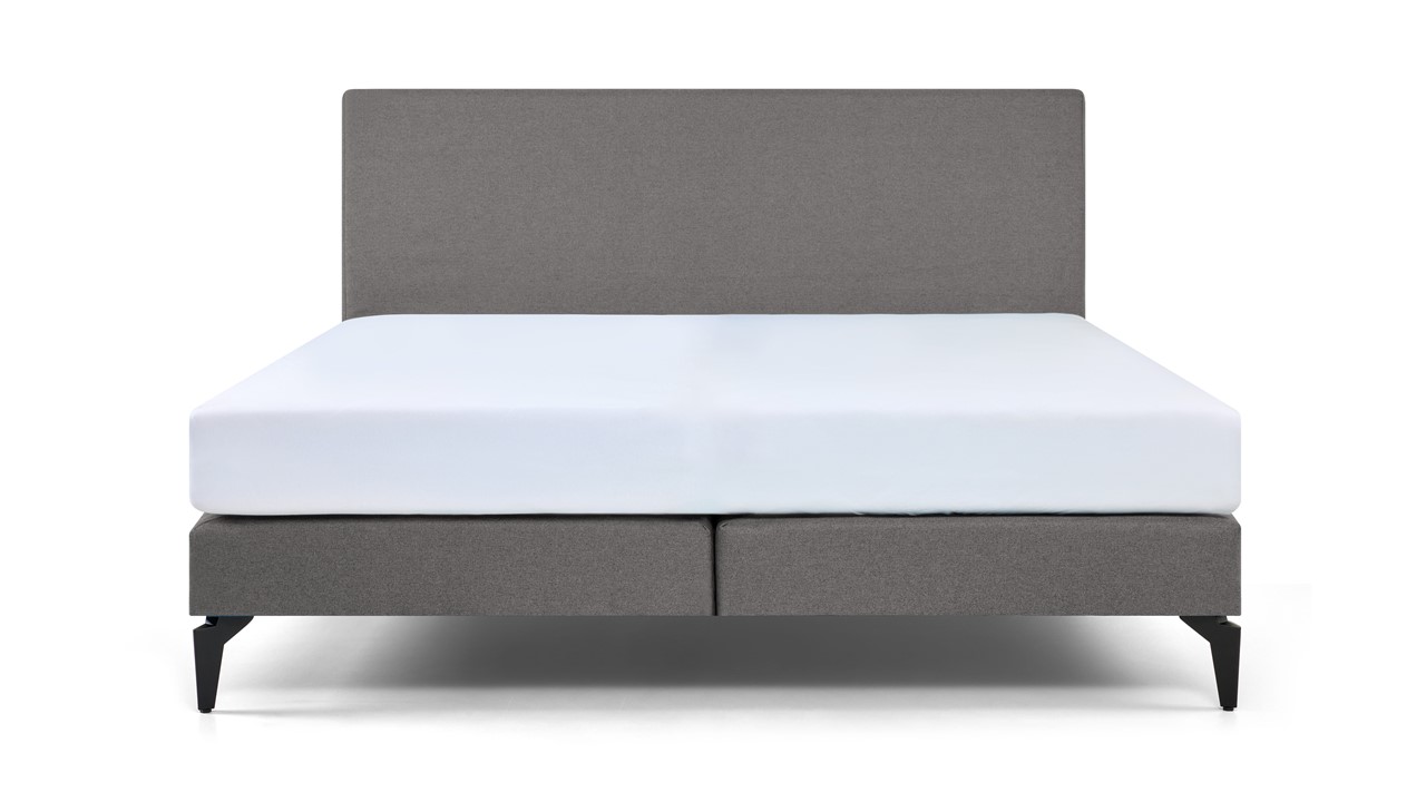 Boxspring Cisano met Easy Pocket 300 matras light grey