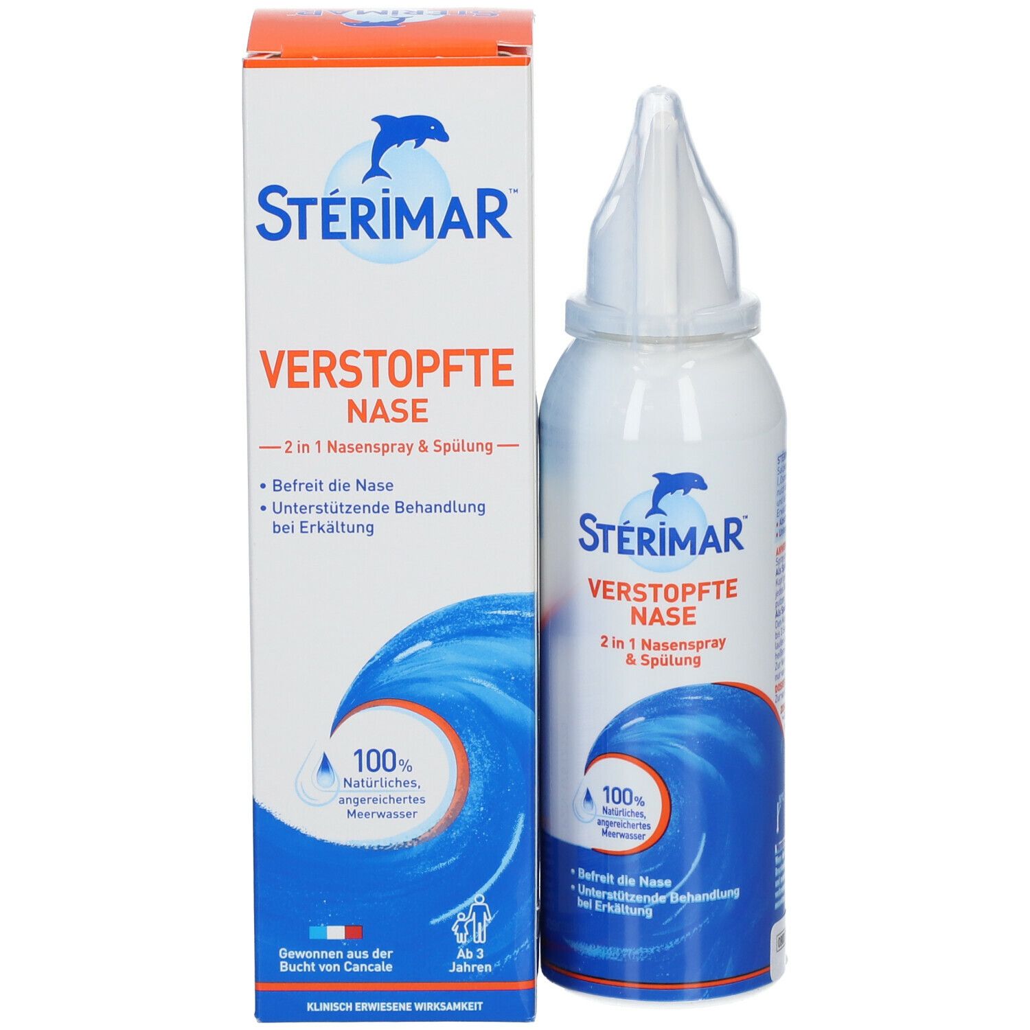 STERIMAR® Verstopfte Nase 2in1 Nasenspray & Spülung
