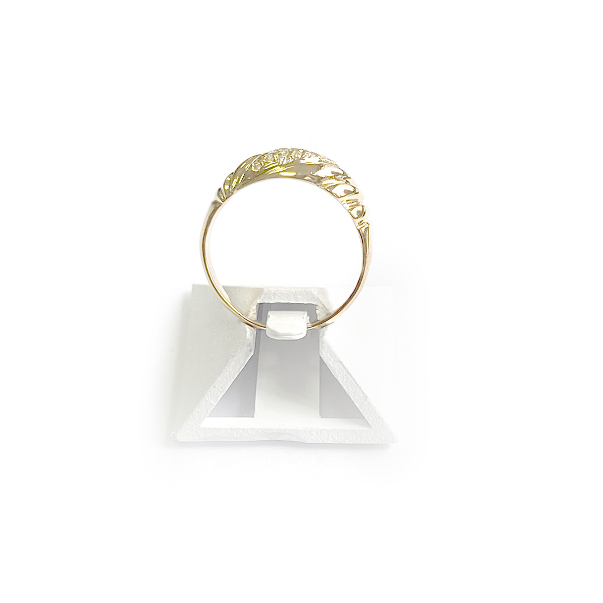 Bague d'occasion or 750 jaune diamants