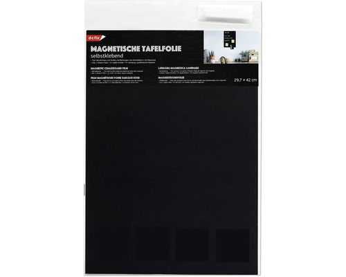 dc-fix® Magnetische Krijtbordfolie 2x DIN A3 Vellen incl. Krijt en 4 Kleine Magneten