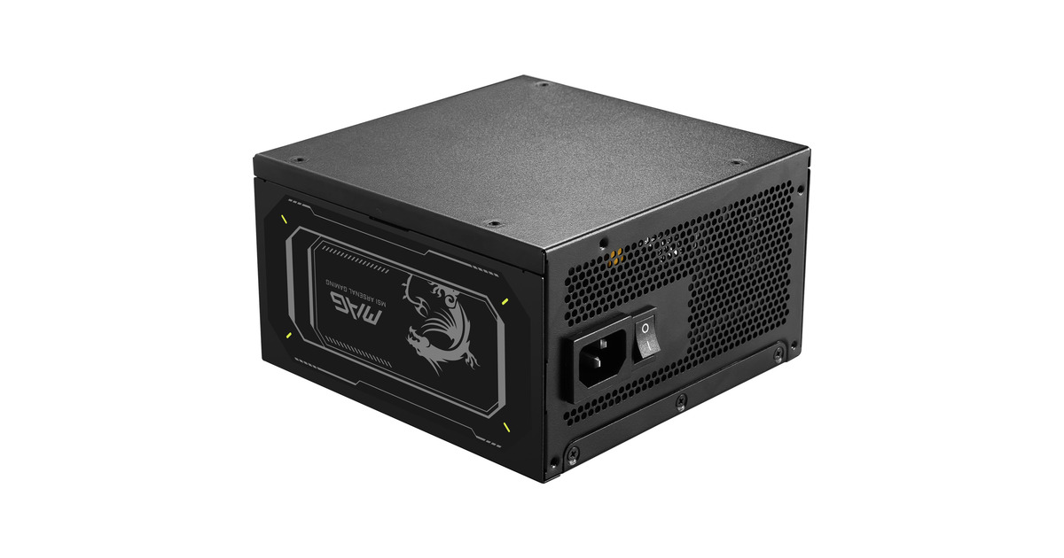 MSIMAG A1000GL PCIE5 II modulaire 1000 watt voeding   (Zwart, 1x 12V-2x6, 4x PCIe)