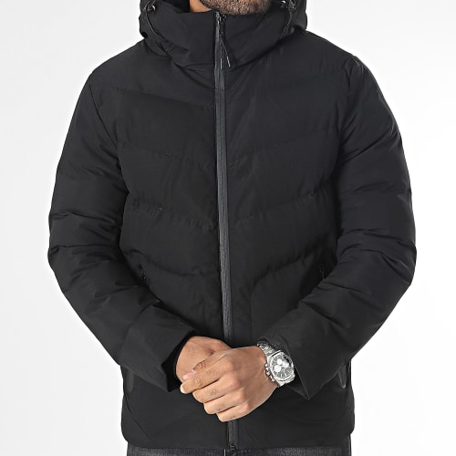 Doudoune Capuche Noir