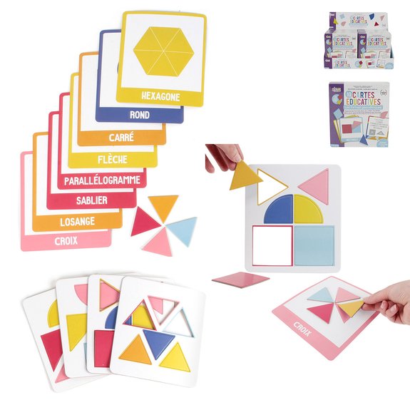 Cartes éducatives - Les formes géométriques